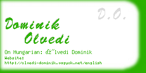 dominik olvedi business card